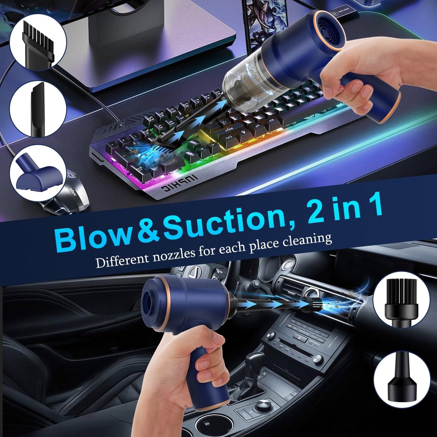 BESTSELLER! Handheld Car Vacuum Cleaner